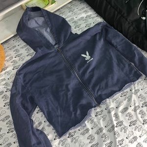 Playboy Cropped Hoodie